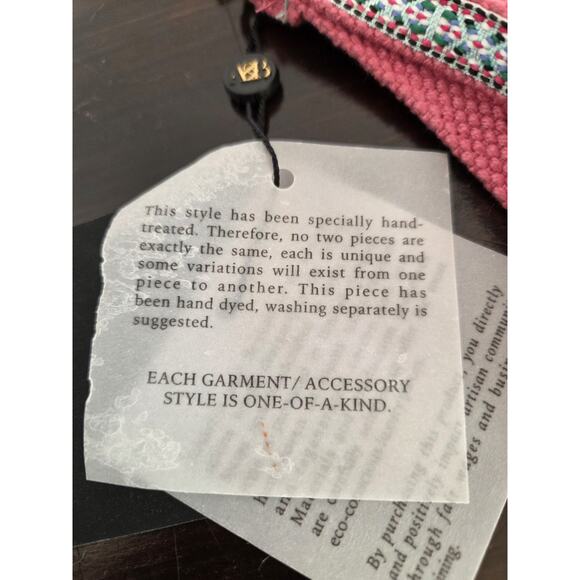 New America & Beyond Beaded Embellished Pink Zip Top Clutch Wrist Bag Letter J - Picture 4 of 10